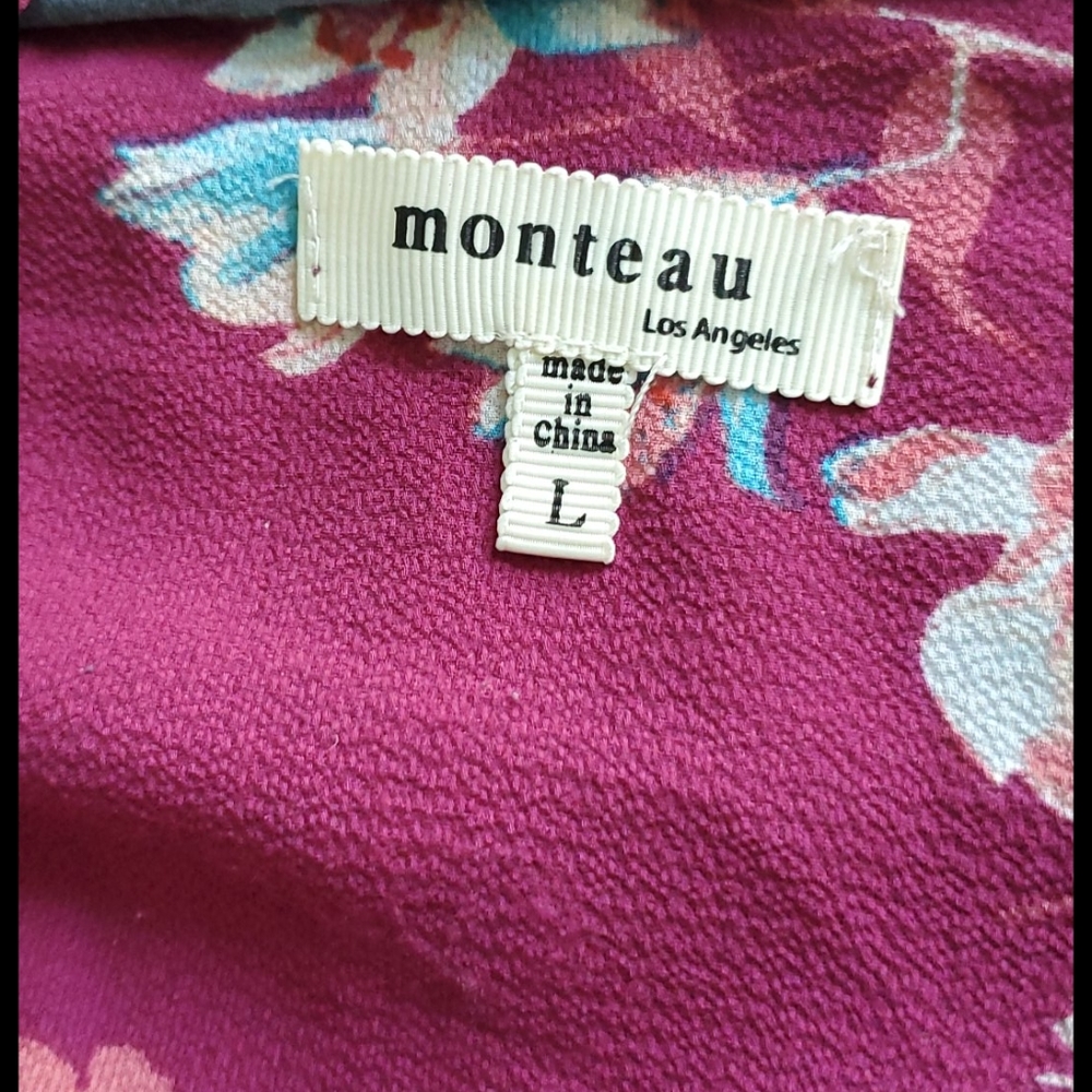 Monteau Floral Scalloped Chest Dress - Picture 10 of 14